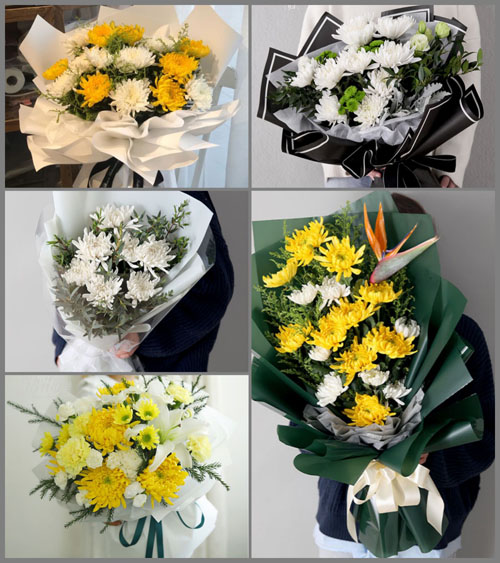 山东淄博临淄区辛店街道白事花束代送